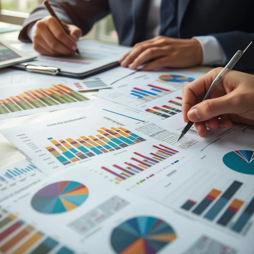 Finančný plán s grafmi a tabuľkami
